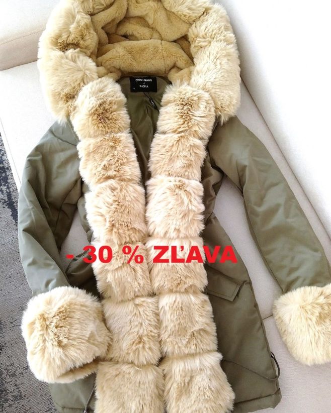 Hľadáte štýlovú zimnú bundu❄️ s hustou huňatou kožušinou v ktorej vyniknete?😍✨ Táto dámska vojenská bunda bude pre Vás...
