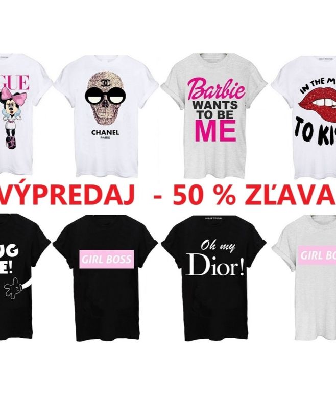 Štýlové dámske tričká s potlačou😽 teraz za polovicu‼️‼️ 100 % bavlna✔️ Dostupné tu👉www.modanicol.sk #tricko #tričko...